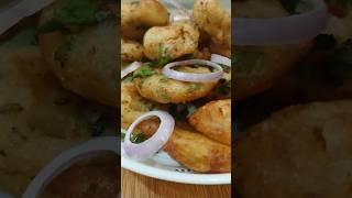 Rice Pakoda  Rice Potato Pakoda Recipe  I Just Love It shorts [upl. by Aihsemot579]