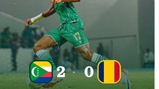 MATCH Comores 🇰🇲20 🇹🇩Tchad  Revivez le moment fort de la qualifications pour la Coupe du Monde2026 [upl. by Aivatan]