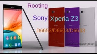 How To Root Sony Xperia Z3 Dual D6633  Tutorial [upl. by Jenei745]