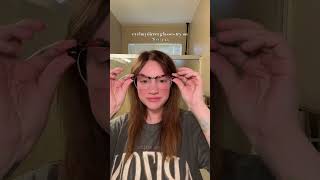 Glasses try on eyebuydirect eyeglasses glassesfashion [upl. by Codi]