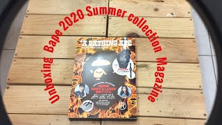 Unboxing Bape 2020 Summer Magazine  A Bathing Ape watch 2020 Summer [upl. by Knut]