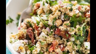 Couscous Salad with Sun Dried Tomatoes and Feta [upl. by Fayre]