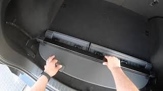 PKW Laderaumabdeckung und Sichtschutz Montage Demontage und im Gepäckfach verstauen Mazda CX5 DIY [upl. by Christianity]