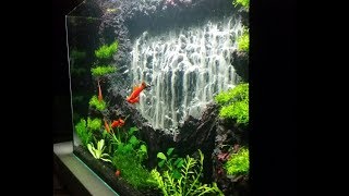 Powerful waterfall 1 Aquarium sand waterfall 46 [upl. by Kirtap]