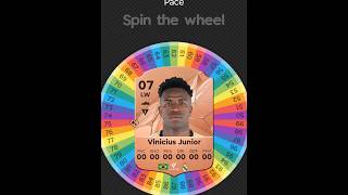 I Respun VINICIUS JUNIOR FC 25 Card at REAL MADRID fifa spinner soccer football [upl. by Euseibbob]