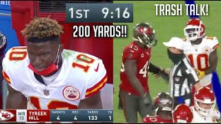 Tyreek Hill RECORD BREAKING Highlights vs Bucs TRASH TALK [upl. by Changaris]