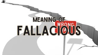 What is the meaning of Fallacious [upl. by Randie]