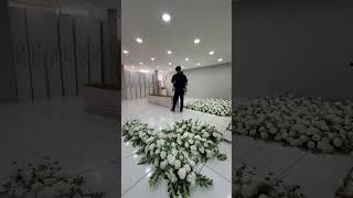 Bobby flowers Decoration  wedding trending flowers event shorts weddingflowers decoration [upl. by La560]