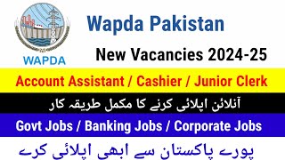 Wapda New Jobs 2024  Complete Process of Online Applying to Wapda amp Fee Submit Process Online 2024 [upl. by Nani953]