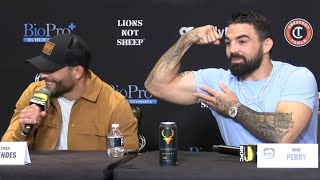 Mike Perry Confuses Himself for Chael Sonnen ‘The American Gangster’  BKFC [upl. by Ayihsa]