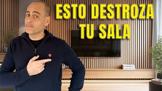 📺CÓMO DECORAR LA PARED TV PARA UNA SALA BONITA Y ELEGANTE  TRUCOS PARA UNA SALA LUJOSA 🔥 [upl. by Emaj368]