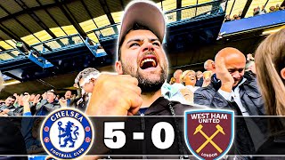 🎵WEST HAM GET BATTERED EVERYWHERE THEY GO🎵  Chelsea 5  0 West Ham  Matchday Vlog Alex [upl. by Dyrrej]