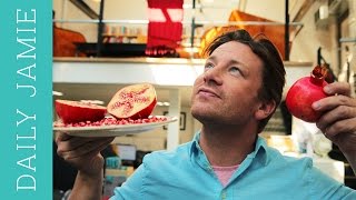 LETS TALK ABOUT POMEGRANATES  Jamie Oliver [upl. by Notsag]