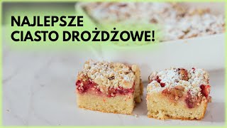 Klasyczne CIASTO DROŻDŻOWE z kruszonką i rabarbarem  Sugarlady [upl. by Schuyler]