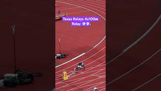 Texas Relays 4x100m Relay collegetrackandfield ncaatrackandfield collegetrackandfield college [upl. by Thomasina]