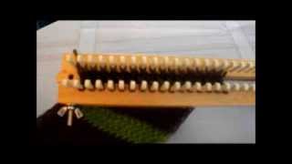 How To Do The Figure 8 Stitch On A Rake or Straight Loom [upl. by Eiresed]