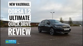 Vauxhall Corsa 1 2 Ultimate drive review [upl. by Selie423]