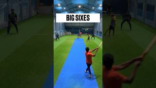 Big Sixes 🥵👌 indoorcricket cricketlover kusalmendis avishka bighit sixers softballcricket [upl. by Eissim]