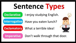 sentence  types of sentence 😱 [upl. by Acirea]