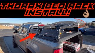 Thorax Bed Rack Install  Colorado ZR2  Diamondback Cover [upl. by Ard]