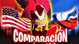 Hazbin Hotel Cap 1 ➡️ COMPARACIÓN DOBLAJE [upl. by Selohcin]