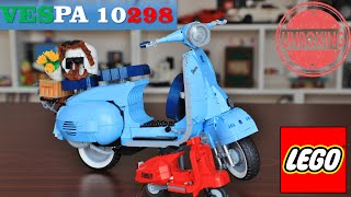 LEGO  VESPA 10298  TEST COMPLET EN FRANCAIS  quotMAMMA MIA CHE E BELLAquot [upl. by Laeria29]