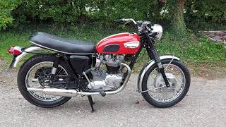 1968 Triumph Bonneville T120R Walk round and start up [upl. by Morganica]