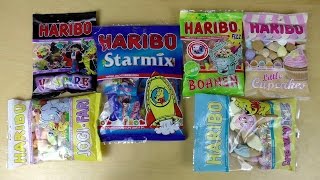 Water Haribo amp Taste Test 6 Flavors Guide [upl. by Gorey]