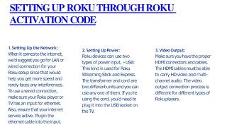 Easy Steps to Setup Roku through Roku Com Link Code [upl. by Sil4]