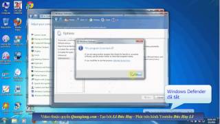 Hướng dẫn tắt bật Windows Defender trong Win 7 [upl. by Nohtan]