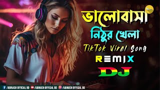 Bhalobasha Nithur Khela Dj  Momtaz  Bangla Viral Dj Gaan  Dj Abinash BD  TikTok Trending Song [upl. by Mauricio]