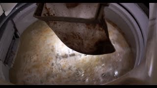 【完全版】過炭酸ナトリウム酸素系漂白剤 vs 13年洗っていない洗濯機 Sodium percarbonate [upl. by Gemini776]