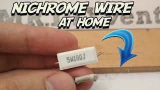 Nichrome wire at home [upl. by Penland]