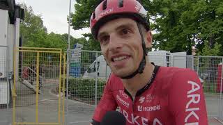 Jenthe Biermans  Interview at the finish  Stage 3  Giro dItalia 2024 [upl. by Arron]