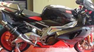 Aprilia RSV quotwill wake the deadquot with MIVV GP exhaust [upl. by Welsh550]