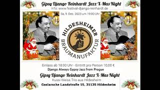 Gipsy Django Reinhardt Jazz Chritsmas Night  9 Dezember 2023  Braumanufktur Hildesheim [upl. by Nuriel]