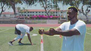 DLine Hand Drills amp GetOff Techniques with Willie McGinest [upl. by Stempien]