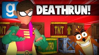 Gmod Drun Funny Moments  Flawless Deathrun Crash Bandicoot Map Garrys Mod [upl. by Keung]