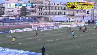 Kerkyra vs Aris 34 Superleague  20102011 [upl. by Rowland]