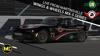 Wings amp Wheels  GGT Energy MX5 Series  Martinsville  Maconi Entertainment Broadcast [upl. by Holey]