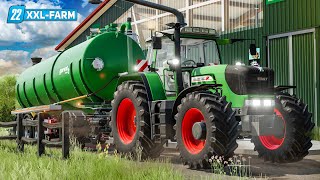 LS22 XXL Farm 51 Erste GÜLLELIEFERUNG zur Biogasanlage  Milchlieferung  FARMING SIMULATOR 22 [upl. by Hpeseoj1]