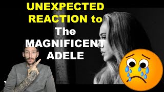 WELL I DIDNT EXPECT THAT Adele  Easy On Me REACTION [upl. by Neetsuj]