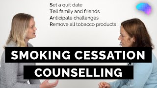 Smoking Cessation Counselling  OSCE Guide  UKMLA  CPSA  SCA Case [upl. by Aimak]