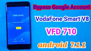 VODAFONE Smart V8 VFD710 Bypass Google Account android 711 [upl. by Japeth463]