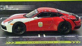 MINI GT Porsche 911 992 Carrera S Safety Car 2023 IMSA Daytona 24 Hrs  No 699 Unboxing [upl. by Puff]