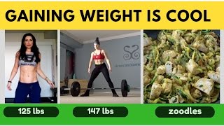 Gaining Weight Is Cool Crossfit Training ZOODLES recipe [upl. by Snave]