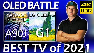 LG G1 vs Sony A90J  Best TV of 2021 ✔ [upl. by Llehcear526]