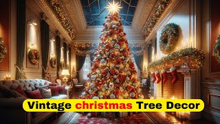 Transform Your Home with Vintage Christmas Tree Decor [upl. by Hanahs533]