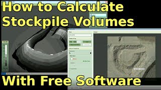 How to Calculate Stockpile Volumes with Free Software [upl. by Anastase684]