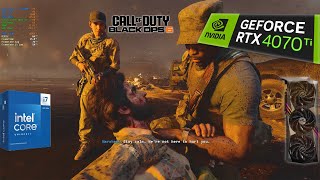 Call of Duty Black Ops 6  Campaign 1  4K RTX 4070 Ti  i714700K  Extreme Settings DLSS OFF [upl. by Ylla]